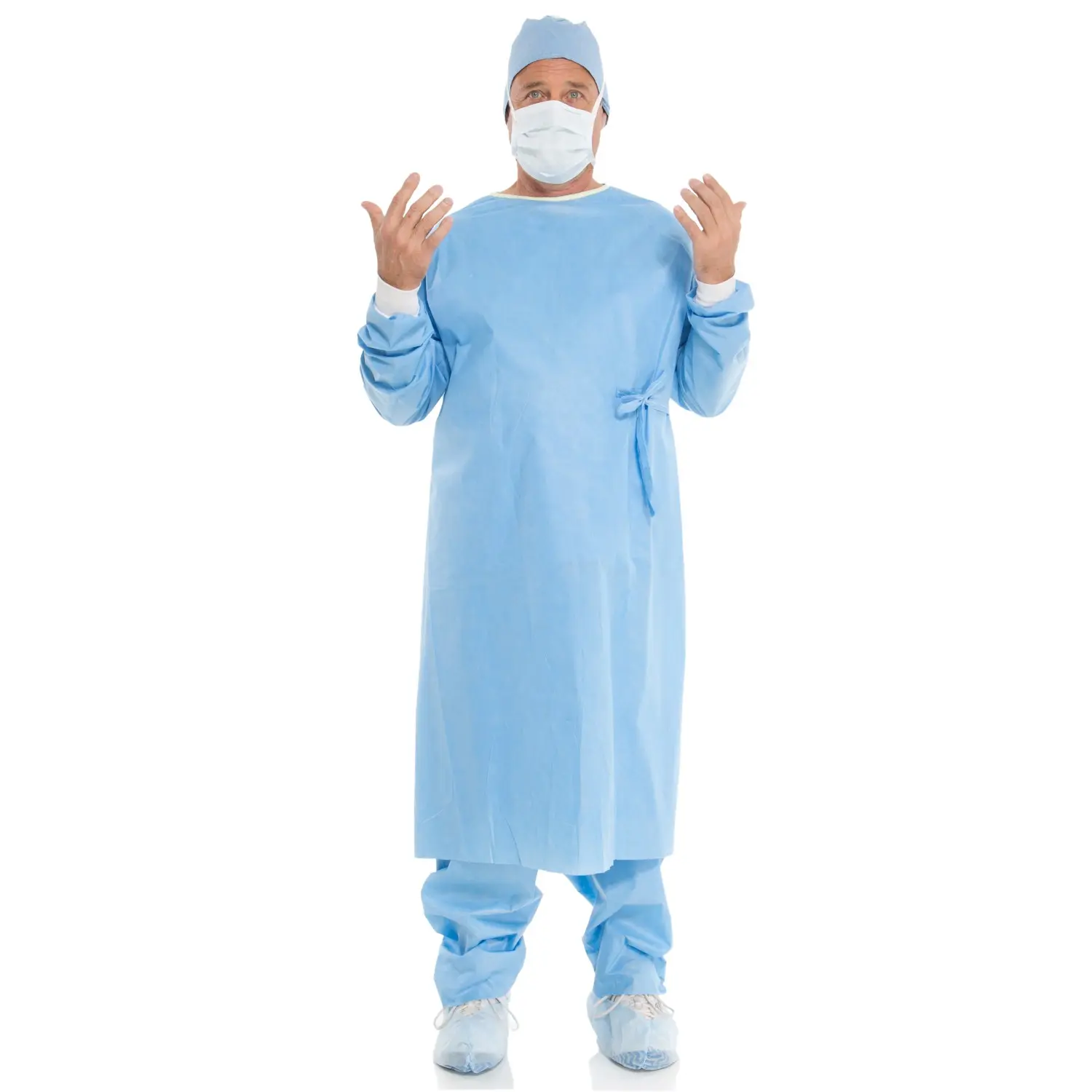 EVOLUTION* 4 Standard Non-Reinforced Surgical Gown, Book Fold